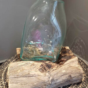 verre soufflé teck bali decoration