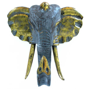Tete éléphant décoration OM sweet OM