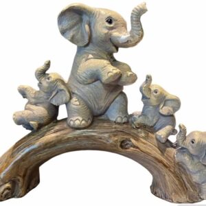 Statue résine sculpture éléphant feng shui